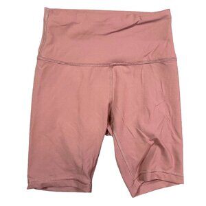 Lululemon Peach Pink Bicycle Shorts Cycling Women's Size 6 - Workout / Yoga